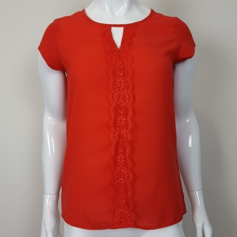 Japna Red Lace Blouse